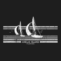 Amelia Island Fl Sailboat Vintage 70s Sailing Classic T-shirt | Artistshot