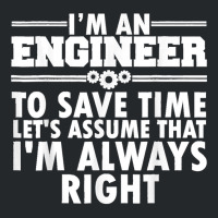 Funny Engineer To Save Time Engineering Student Crewneck Sweatshirt | Artistshot