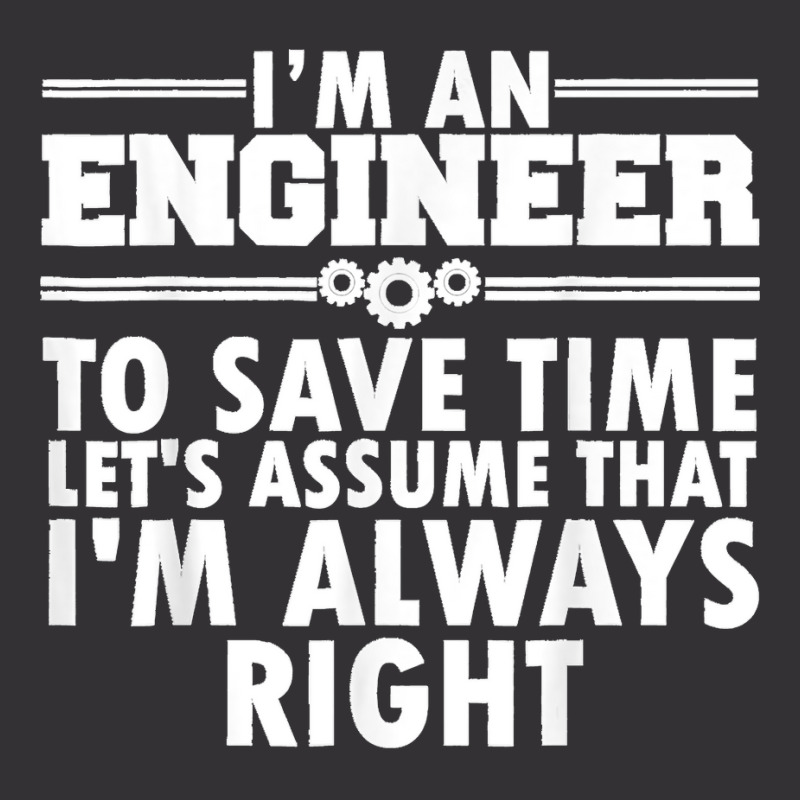 Funny Engineer To Save Time Engineering Student Vintage Hoodie | Artistshot