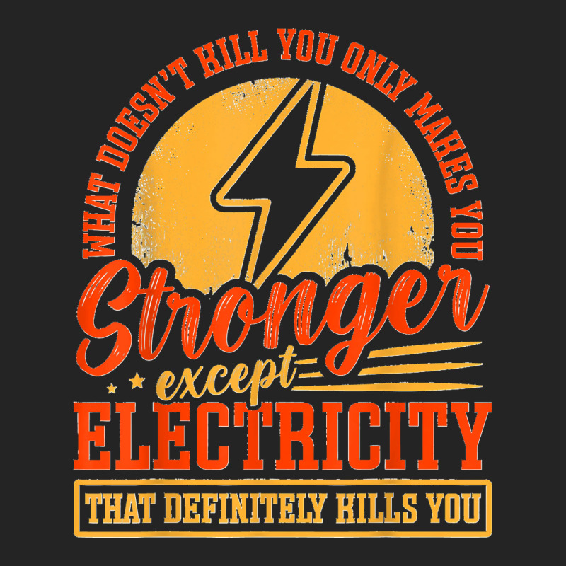 Funny Electricity Electrical Lineman Electrician 3/4 Sleeve Shirt | Artistshot