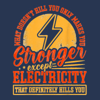 Funny Electricity Electrical Lineman Electrician Men Denim Jacket | Artistshot