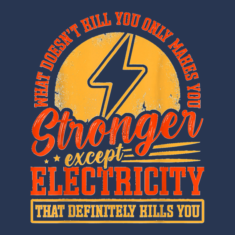 Funny Electricity Electrical Lineman Electrician Men Denim Jacket | Artistshot