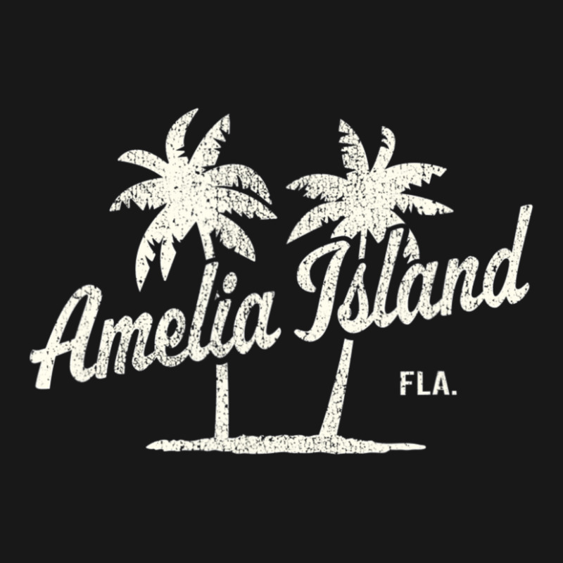 Amelia Island Florida Vintage 70s Palm Trees Flannel Shirt by michaelyounger19 | Artistshot