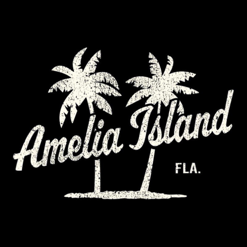 Amelia Island Florida Vintage 70s Palm Trees Pocket T-Shirt by michaelyounger19 | Artistshot