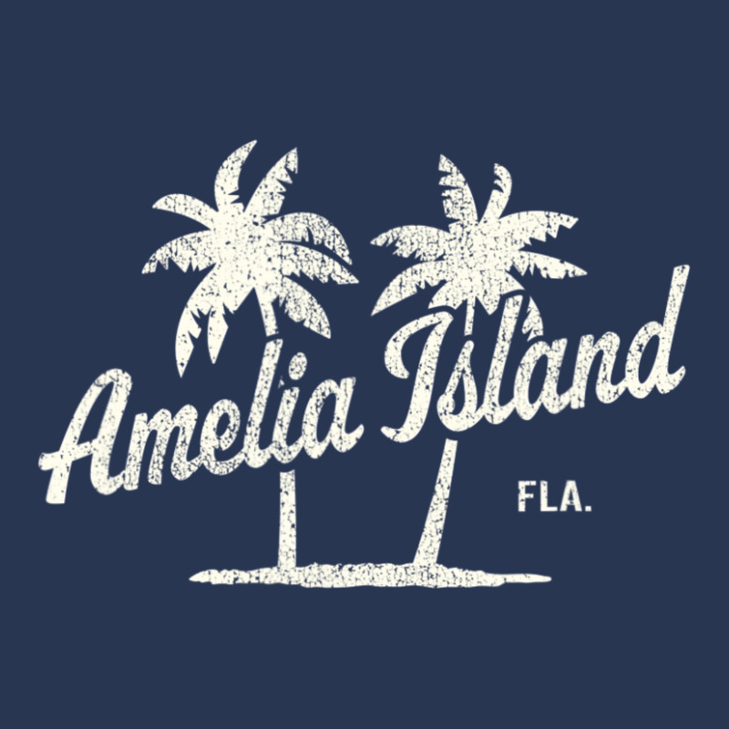 Amelia Island Florida Vintage 70s Palm Trees Ladies Denim Jacket by michaelyounger19 | Artistshot