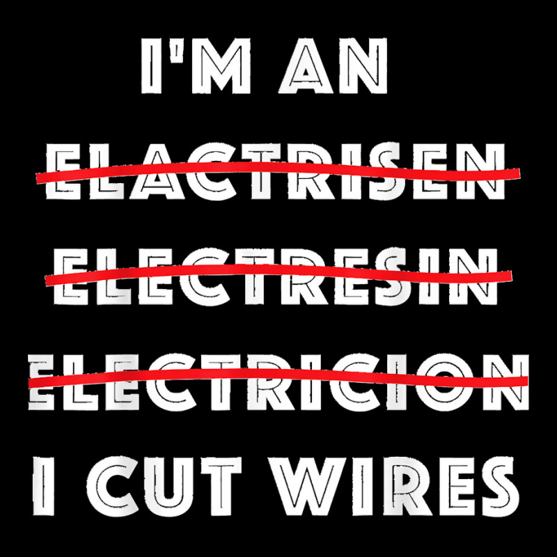 Funny Electrician I Cut Wires Spelling Mistakes Electrician Fleece Short | Artistshot