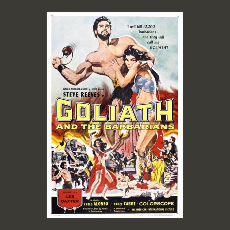 Vintage Hollywood Nostalgia Goliath And The Barbarians Film Movie Adve Bucket Hat by AmyJeanKemmer | Artistshot