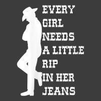 Womens Every Girl Needs A Little Rip In Her Jeans V Neck T Shirt Men's Polo Shirt | Artistshot