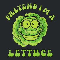 Pretend I'm A Lettuce Retro Wavy Text Premium Crewneck Sweatshirt | Artistshot