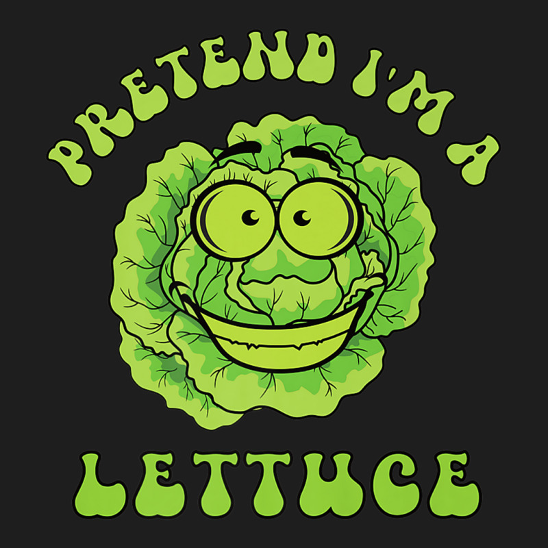 Pretend I'm A Lettuce Retro Wavy Text Premium Classic T-shirt | Artistshot