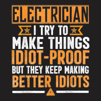 Funny Electrician Art Men Dad Lineman Electronics Engineers T-shirt | Artistshot