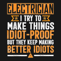 Funny Electrician Art Men Dad Lineman Electronics Engineers Flannel Shirt | Artistshot