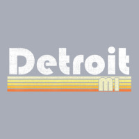 Detroit Michigan Retro Style City Town Vintage Pride 70s 80s Tank Dress | Artistshot