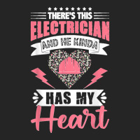 Electrician Wife Electrician Has My Heart Lineman Girlfriend Unisex Hoodie | Artistshot