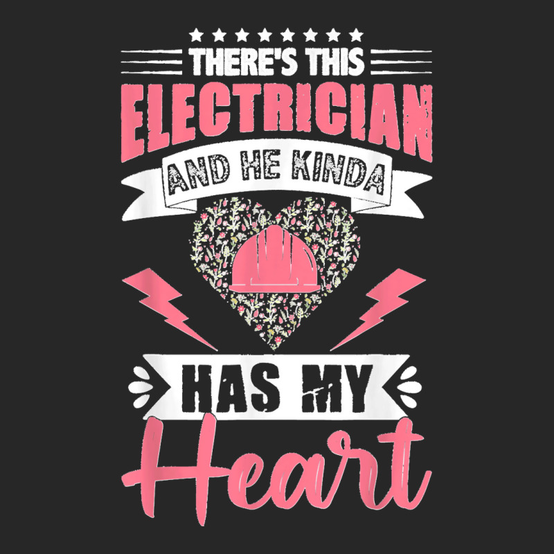 Electrician Wife Electrician Has My Heart Lineman Girlfriend Men's T-shirt Pajama Set | Artistshot