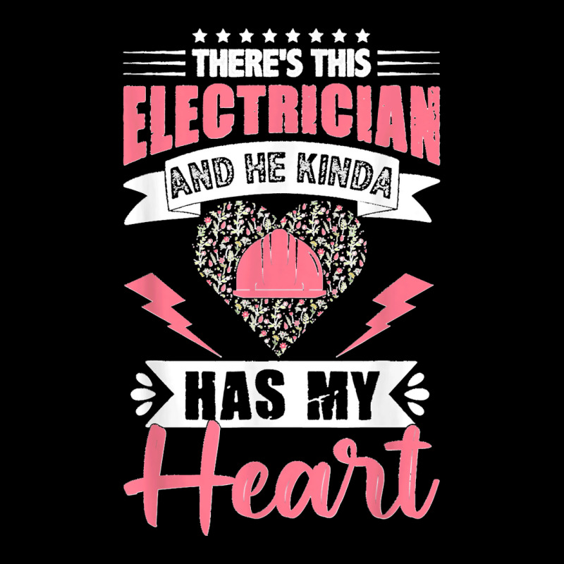 Electrician Wife Electrician Has My Heart Lineman Girlfriend Men's Long Sleeve Pajama Set | Artistshot