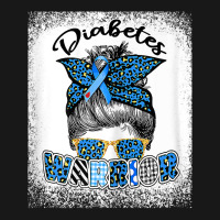 Womens Diabetes Awareness Month Type T1d T2d Messy Bun Warrior T Shirt Flannel Shirt | Artistshot