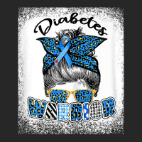 Womens Diabetes Awareness Month Type T1d T2d Messy Bun Warrior T Shirt Men's T-shirt Pajama Set | Artistshot