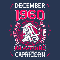 December 1960 60 Years Of Being Capricorn Men Denim Jacket | Artistshot