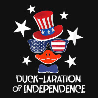 Funny Duck Lover 4th Of July Patriotic Pun Tops Men Kids Boy Portrait Canvas Print | Artistshot