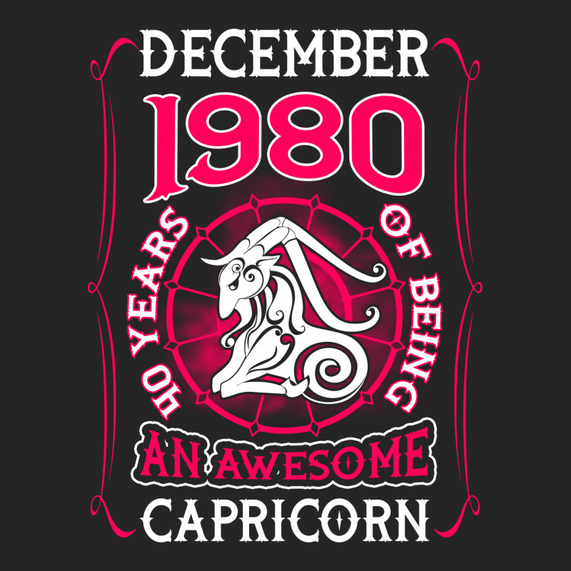 December 1980 40 Years Of Being Capricorn Unisex Hoodie | Artistshot