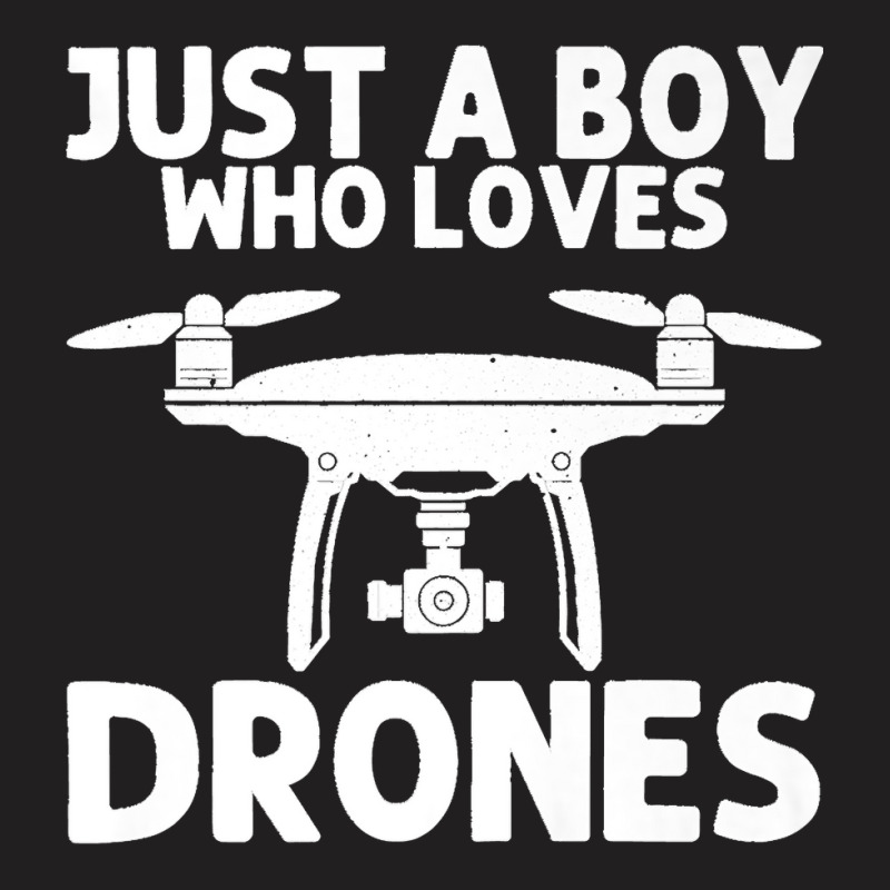 Funny Drone Design For Boys Kids Drone Camera Pilot Lovers Premium T-shirt | Artistshot