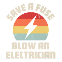 Electrician Save A Fuse Funny Lineman Wireman Retro Vintage Premium Sticker | Artistshot