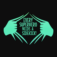 Every Superhero Needs A Sidekick Crop Top | Artistshot