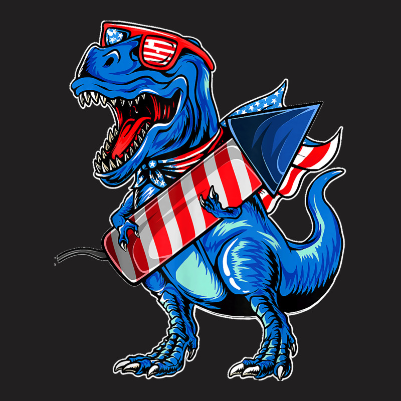 Funny Dinosaur Toddler Boys 4th Of July T-shirt | Artistshot