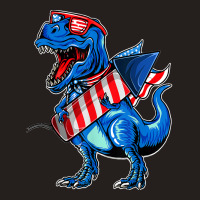 Funny Dinosaur Toddler Boys 4th Of July Tank Top | Artistshot