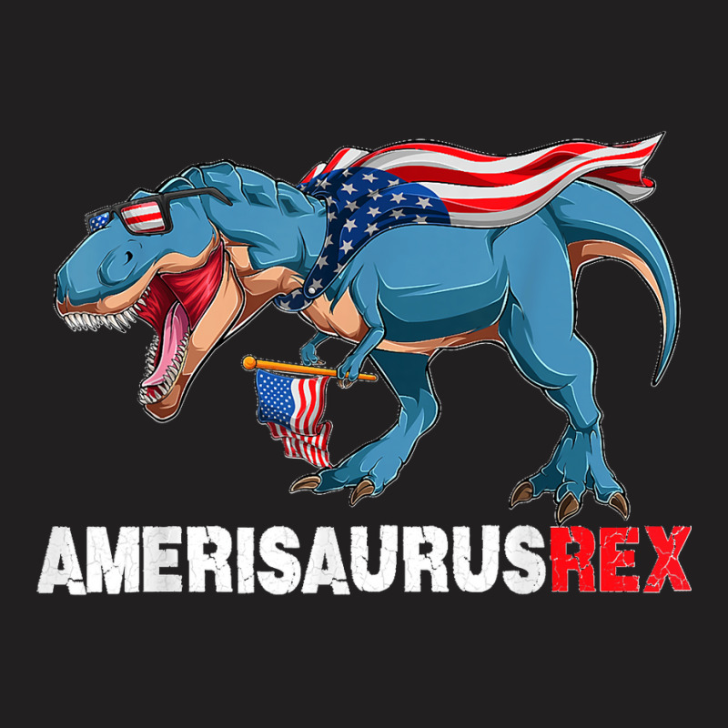 Funny Dinosaur 4th Of July Kids Boys Men Amerisaurus T Rex T-shirt | Artistshot