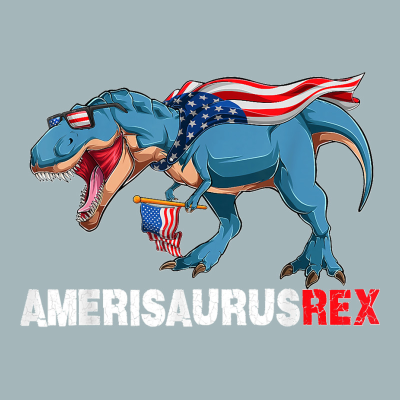 Funny Dinosaur 4th Of July Kids Boys Men Amerisaurus T Rex Unisex Sherpa-lined Denim Jacket | Artistshot