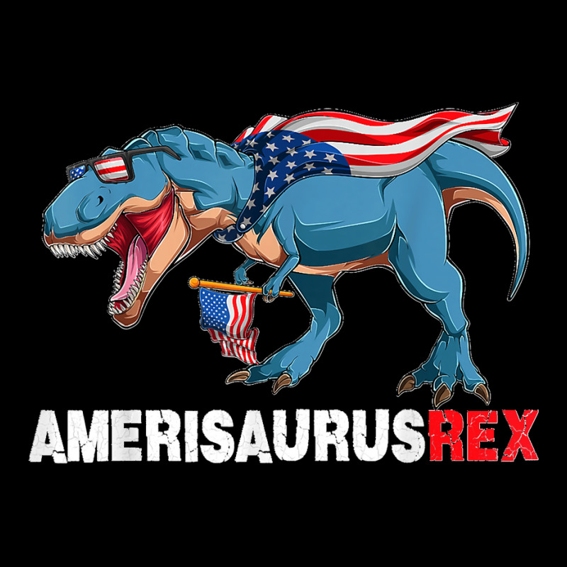 Funny Dinosaur 4th Of July Kids Boys Men Amerisaurus T Rex V-neck Tee | Artistshot