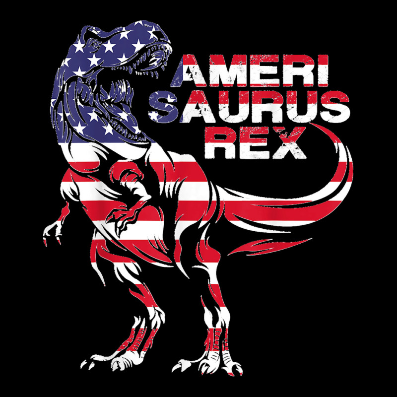 Funny Dinosaur 4th Of July American Flag Amerisaurus T Rex Zipper Hoodie | Artistshot