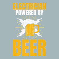 Electrician Powered By Beer Gag Tee For Unisex Electricians Premium Unisex Sherpa-lined Denim Jacket | Artistshot