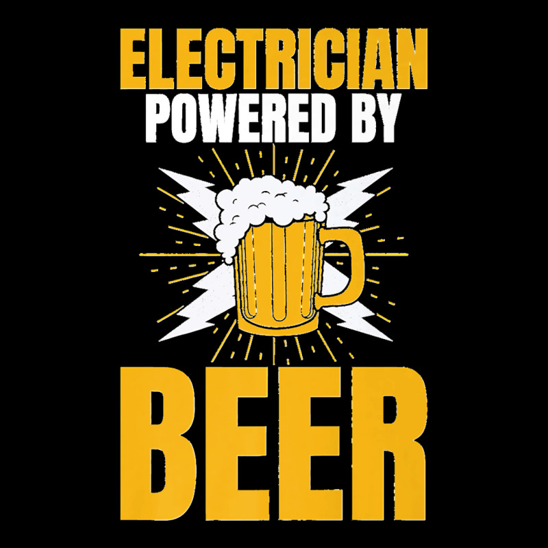 Electrician Powered By Beer Gag Tee For Unisex Electricians Premium Men's Long Sleeve Pajama Set | Artistshot