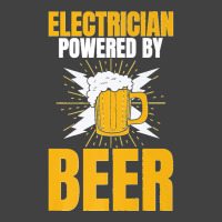 Electrician Powered By Beer Gag Tee For Unisex Electricians Premium Vintage T-shirt | Artistshot