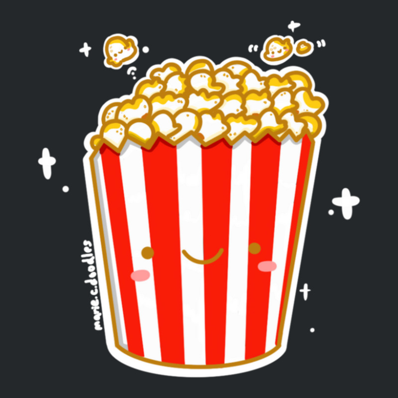 Kawaii Cinema Snacks Salty Sweet Caramel Popcorn Sticker Crewneck Sweatshirt by SusanneRestemayer | Artistshot