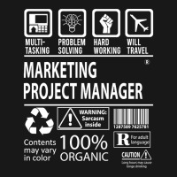 Marketing Project Manager T Shirt - Multitasking Certified Job Gift It Flannel Shirt | Artistshot