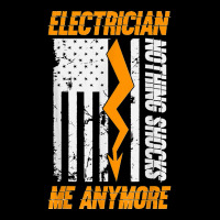 Electrician Nothing Shocks Me Anymore Usa Flag American Men's 3/4 Sleeve Pajama Set | Artistshot