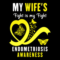 My Wife's Fight Is My Fight Endometriosis Awareness (2) Zipper Hoodie | Artistshot