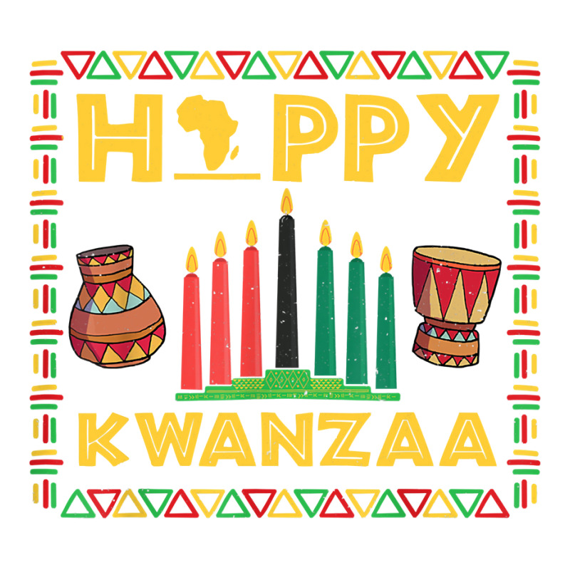 Happy Kwanzaa Kinara Candles Principles African American Long Sleeve T Baby Tee by therronjayes | Artistshot