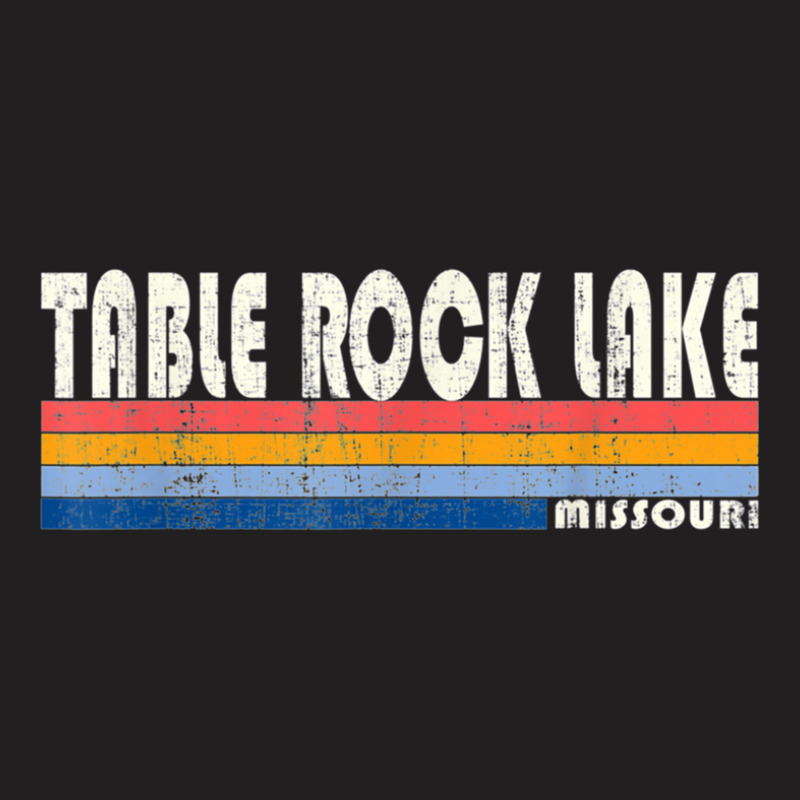 Vintage 70s 80s Style Table Rock Lake Mo T-Shirt by JuanNunez | Artistshot