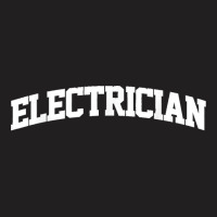 Electrician Job Outfit Costume Retro College Arch Funny T-shirt | Artistshot