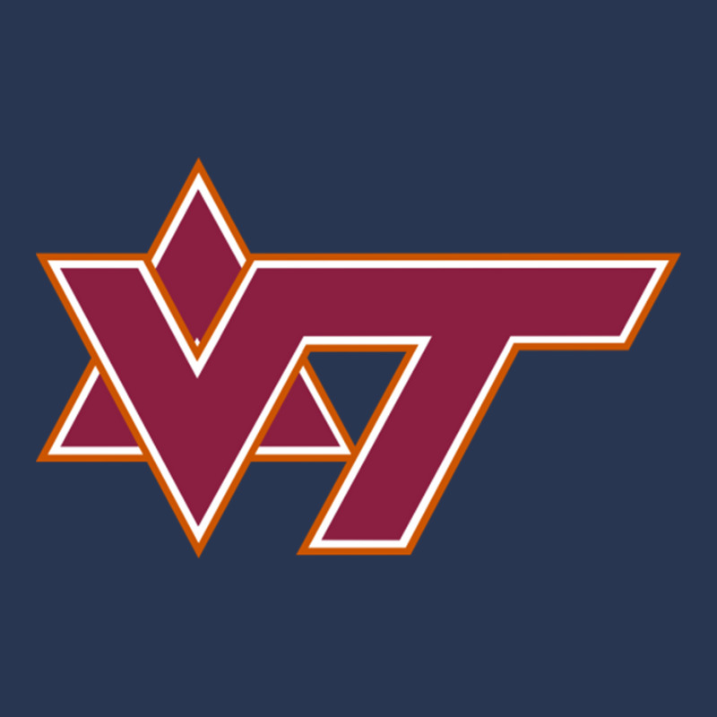 Vt Hokies Jewish Star Of David Men Denim Jacket | Artistshot