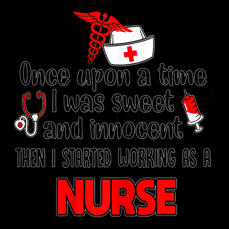 Womens Started Working As A Nurse  Nurse T Shirt V-Neck Tee by GARYAMILTON | Artistshot