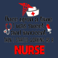 Womens Started Working As A Nurse  Nurse T Shirt Men Denim Jacket | Artistshot