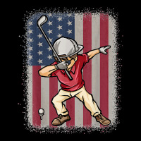 Funny Dabbing Golf Player American Flag Golfer Golfing Zipper Hoodie | Artistshot