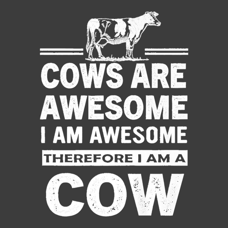 Funny Cows Are Awesome I Am Awesome Therefore I Am A Cow Premium Men's Polo Shirt | Artistshot