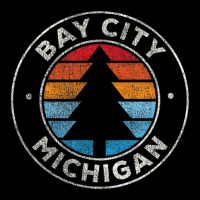 Bay City Michigan Mi Vintage Retro 70s Women's V-neck T-shirt | Artistshot